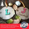 Fotoideas - Adorno de navidad con letra y nombre