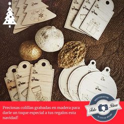 Fotoideas - Colillas de madera para navidad