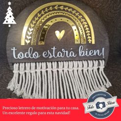 Fotoideas: Letrero redondo: Todo estará bien!