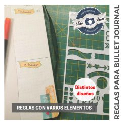Fotoideas - Reglas para bullet journal, Happy Planner y Proyect Life