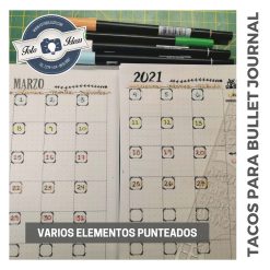 Fotoideas - Tacos para bullet journal Proyect Life o Happy Planner