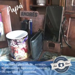 Fotoideas - Organizador para celular con taza