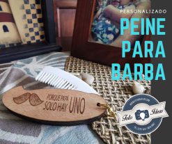 Fotoideas - Peine para barba tipo llavero