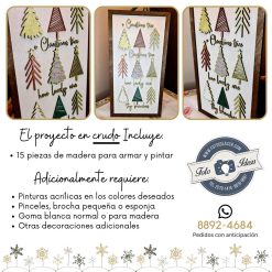 Fotoideas - Proyecto navideño Arbolitos de Navidad