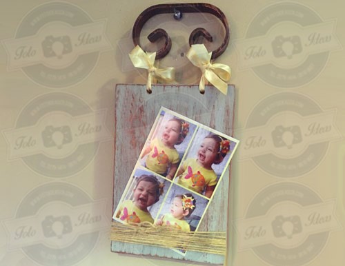 Marco para fotos vintage con herraje