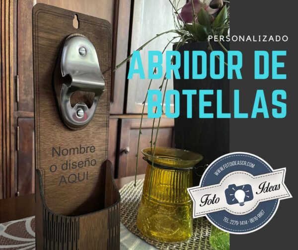 Abridor de botellas personalizado
