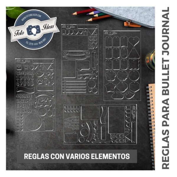 Reglas para Bullet Journal (5 estilos diferentes)